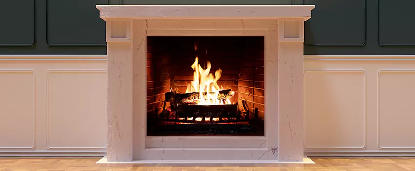 Decorative Electric Fireplace Installation in Key West, Florida