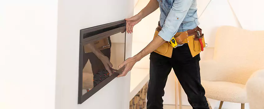 Metal Fireplace Installation in Key West, Florida