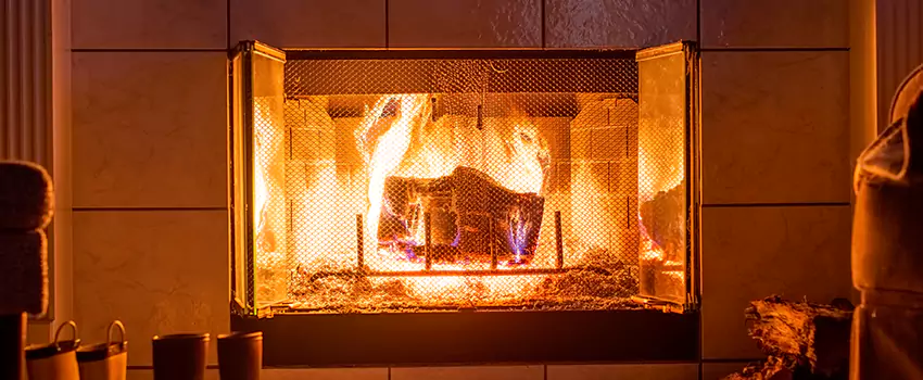 Mendota Hearth Landscape Fireplace Installation in Key West, Florida